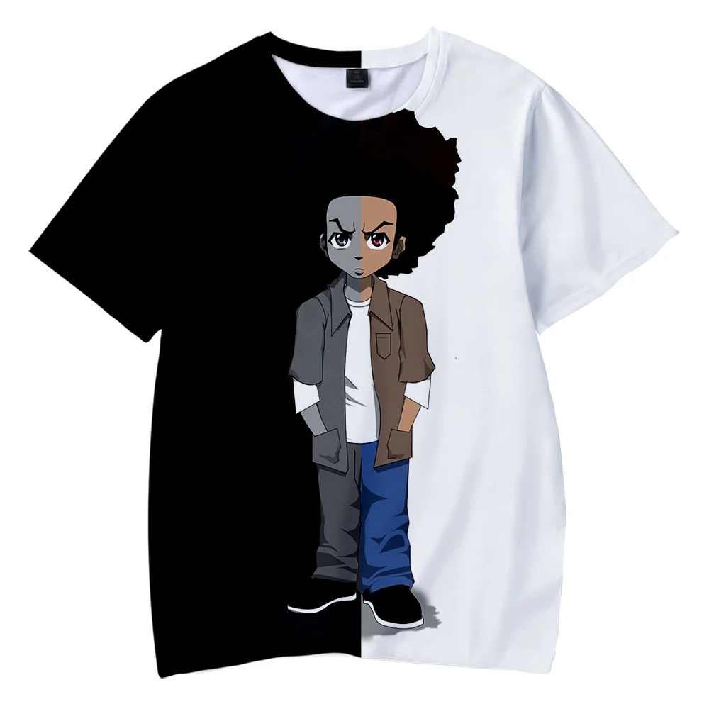 2021 New The Boondocks 3d T-shirt O-Neck Men\'s Tshirt Women Short Sleeve Casual Harajuku Streetshirt Unisex Oversized Clothes