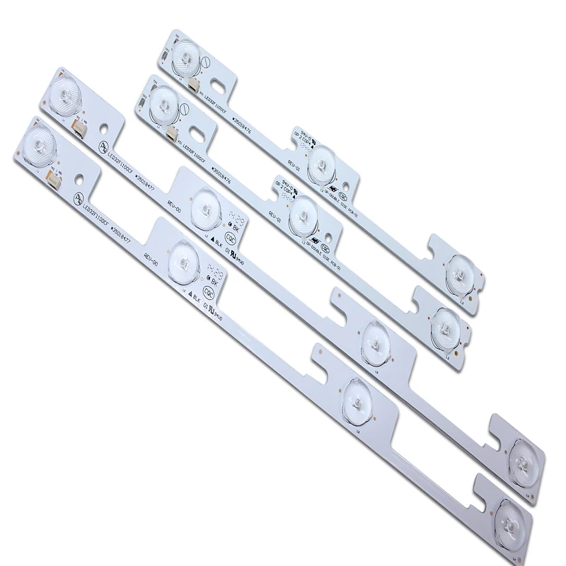 

8PCS (4X4 LEDS* 3 V + 4X3 LEDs* 3 V ) New for Konka LED32F1100cf Light Bar 35018476 35018477