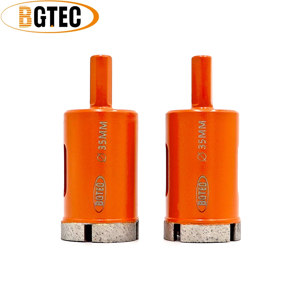 

BGTEC 1pc Diamond Welded Drilling Core Bits (Wet) M14 thread for drilling granite and marbel hole saw