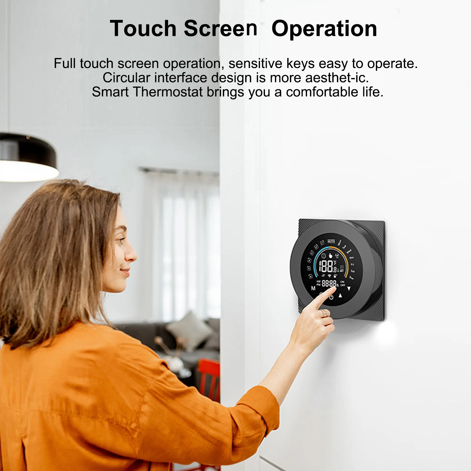 Tuya WiFi Smart Thermostat, Electric Floor Heating Water/Gas Boiler Temperature Remote Controller for Google Home Alexa Dropship