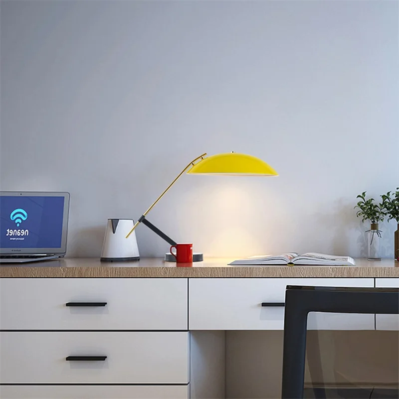 AOSONG Modern Night Table Lamp Simple Design E14 Reading Desk Light Home LED Eye Protection For Children Office Bedroom Study