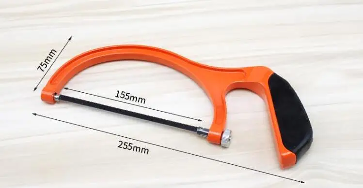 12 inch hacksaw frame saw bow aluminum alloy hand saw hacksaw household metal cutting