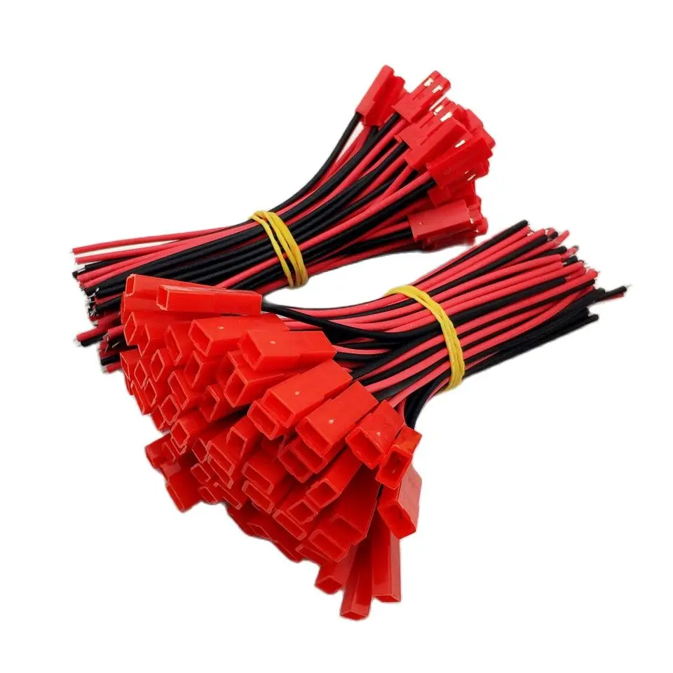 500Pair LED connectors 2P JST SM 3P 4P 5P 6P 10cm Plug Male to Female Wire Connector cables Terminals For 5050/2835 Stirp Driver