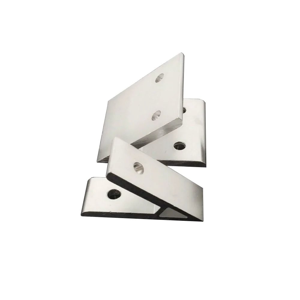 1pcs 45 degree Corner Angle Bracket Connection Joint for 2020/3030/4040/4545/6060/8080/9090 series Aluminum Profile