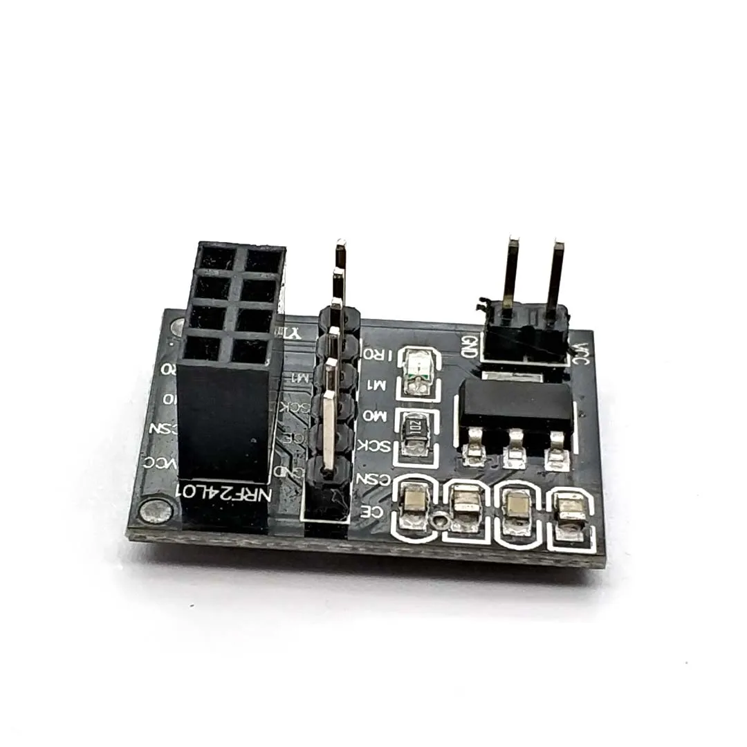 Nrf24l01 módulo adaptador sem fio 3.3 v nova placa adaptador de soquete para 8pin para arduino robô carro 24l01 módulo sem fio