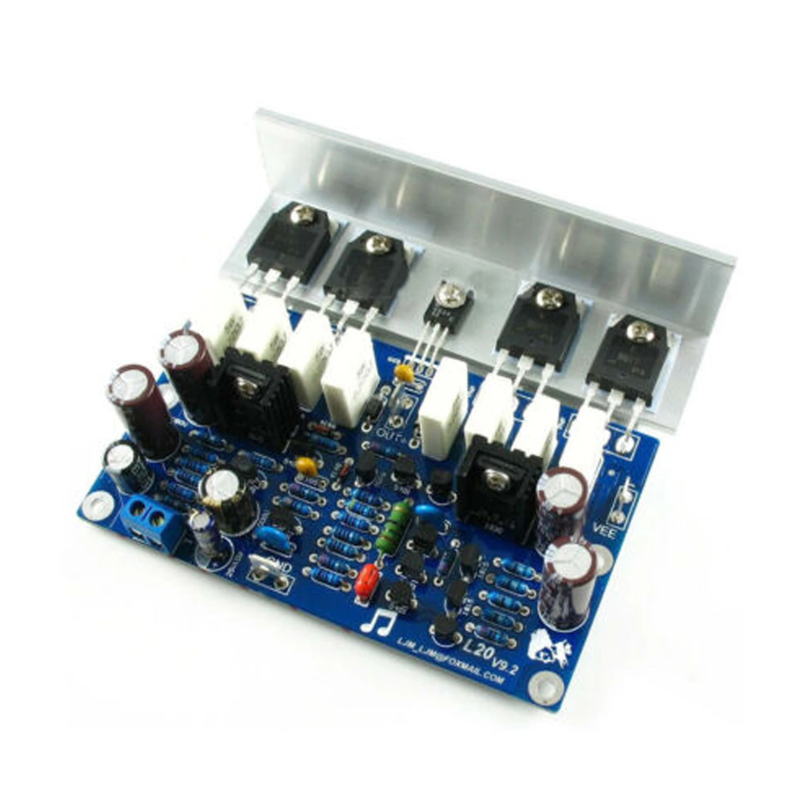 L20 V9.2 200W 8R Audio Stero Power Mono Amplifier Board w/ Angle Aluminum