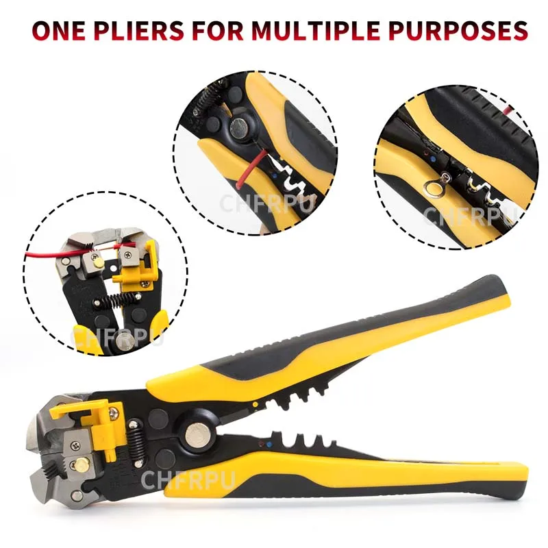 Tool Multi-purpose crimp termin Cable Wire Stripper Cutter Crimper Automatic Multifunctional Crimping Stripping Plier Tools Hand