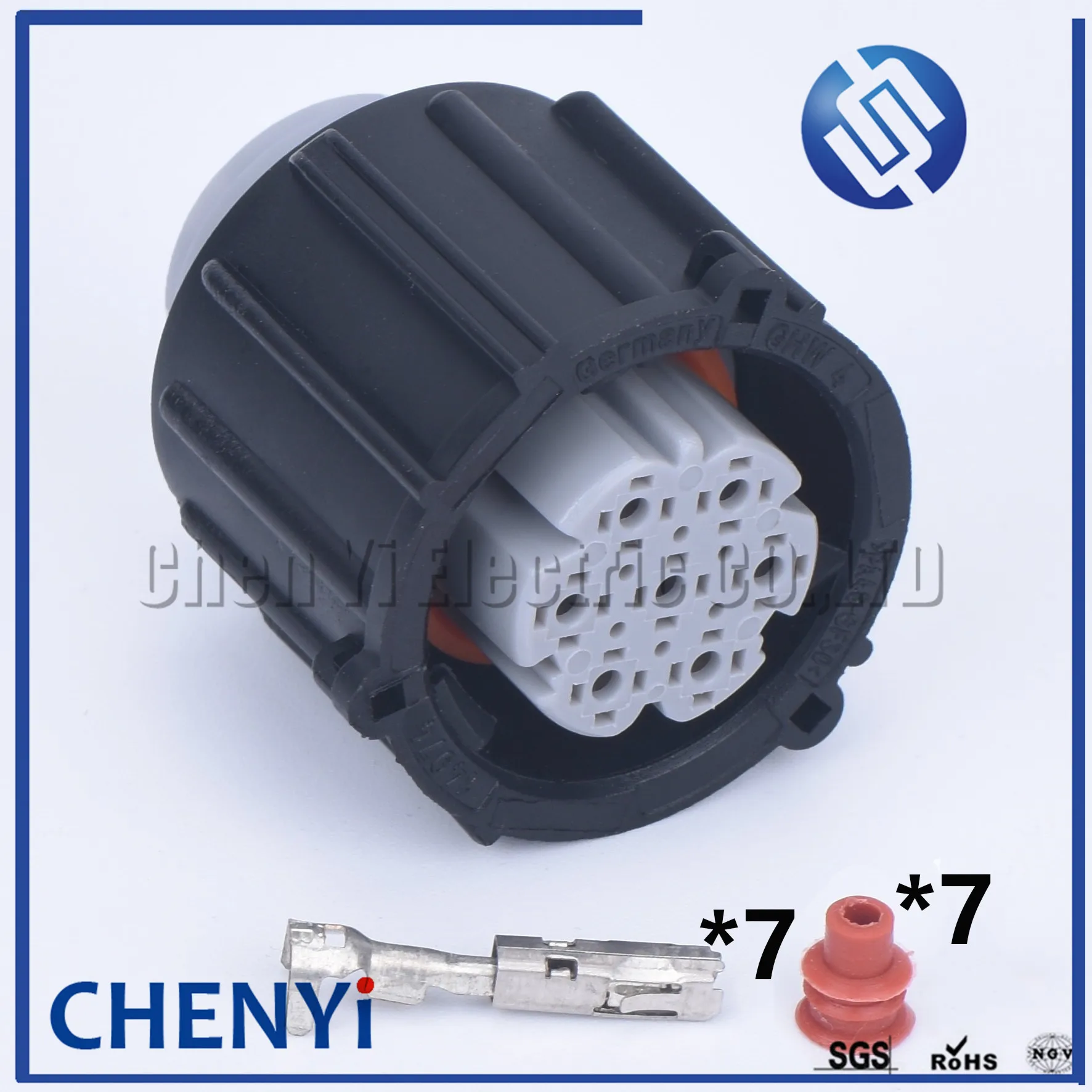 1 set 7 pin circular car Sealed waterproof auto connector Pressure sensor plug temp resistance car connector