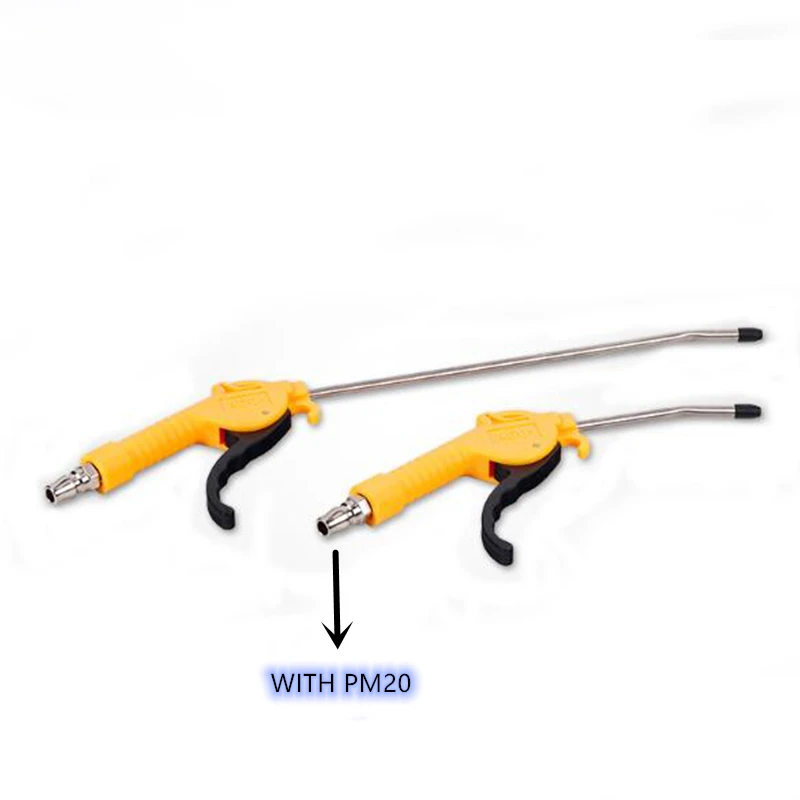 Air Blow Gun Yellow Angled Nozzle Plastic Handle Dust Gun Air Compressor Air Pump AR-TS