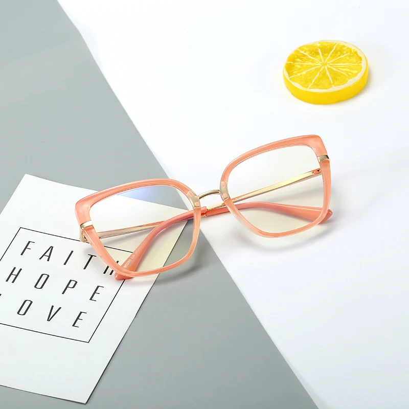 Cat Eye Photochromic Reading Glasses Women Metal Eyeglasses Frame Magnifier Eyewear with Diopter 0 +0.75 +1.25 +1.75 +2.0 +4.0