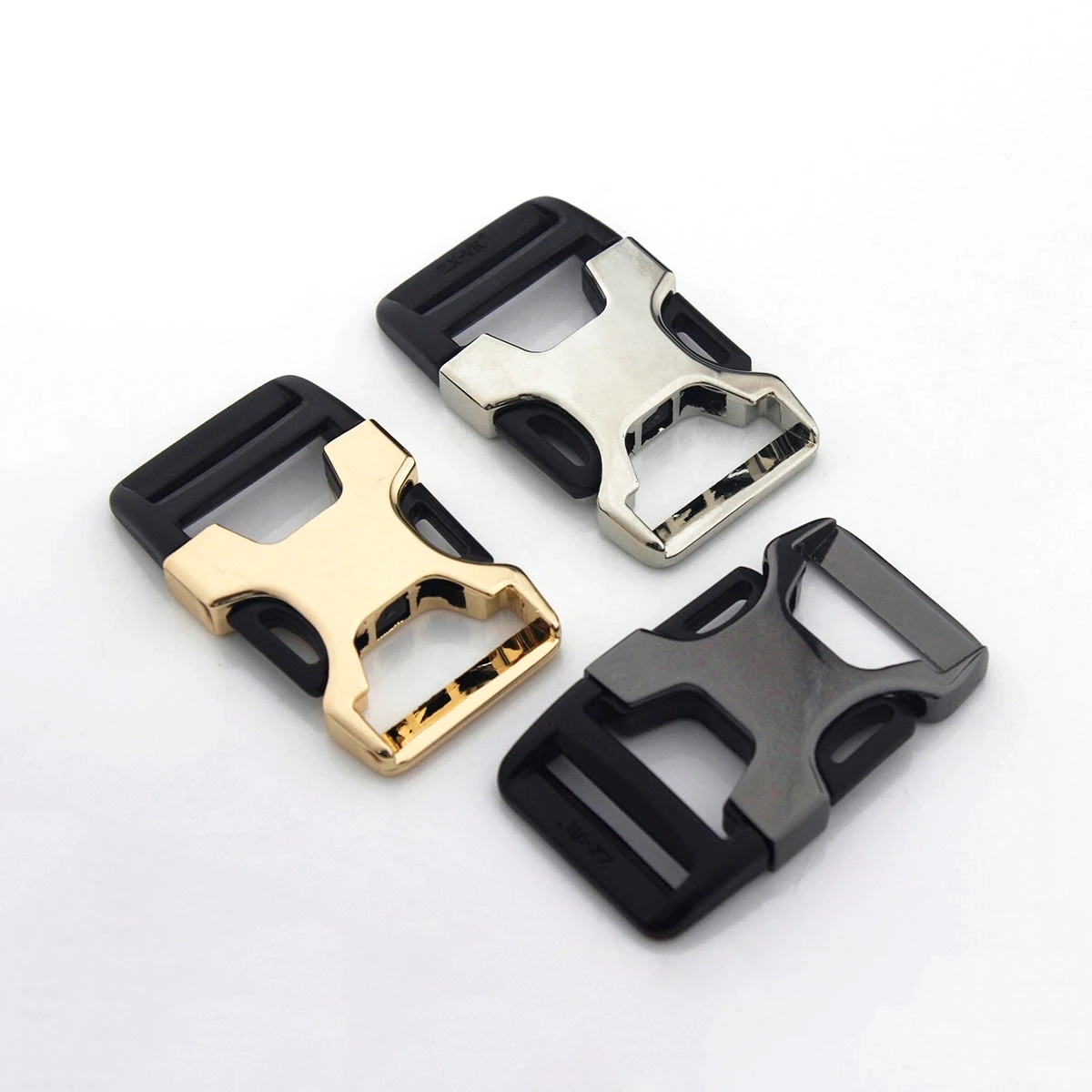 1pcs Metal & Plastic Belt Buckle Quick Side Release Clasp for DIY Bag Luggage Outdoor Backpack Strap Belt Webbing Lether Craft