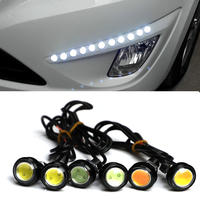 18/23 MM Car Eagle Eye DRL Led Daytime Running Lights LED 12V Backup Reversing Parking Signal Automobiles Lamps DRL Car styling