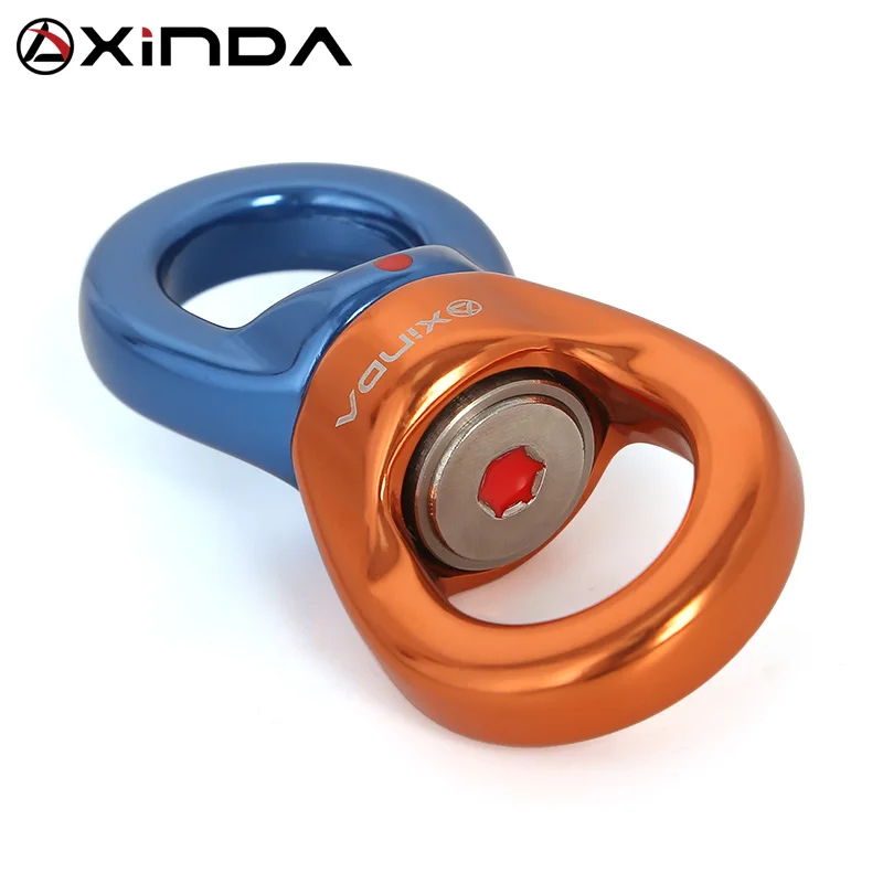 XINDA Professional Outdoor Rock Climbing Universal Wheel Fixing Device Rotary Connector High Altitude Top Yoga Universal Ring