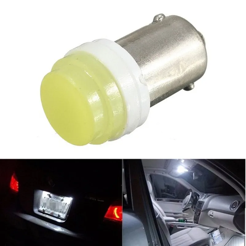 

2/3/4pcs BA9S T4W 363 1895 233 Super Bright Round 3D COB LED Pure White License Plate Light Bulb Auto Lamp Marker Light DC 12V