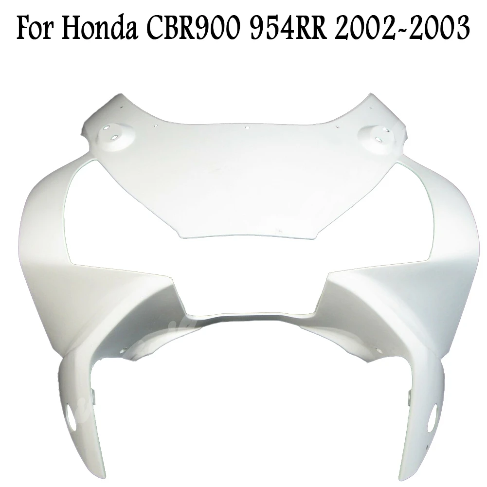 

Unpainted Upper Front Cowl Nose Fairing For Honda CBR900 954RR 2002-2003