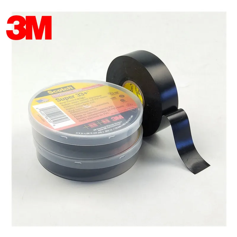 3M 33+ Vinyl PVC Electrical Insulation Adhesive Tape 3/4\