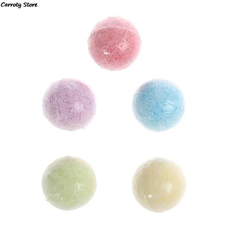 Mini Bath Ball Bombs Handmade Bath Sea Salt Essential Oil Aromatherapy Type Deep Body Cleaner Natural Bubble Bathroom Tools