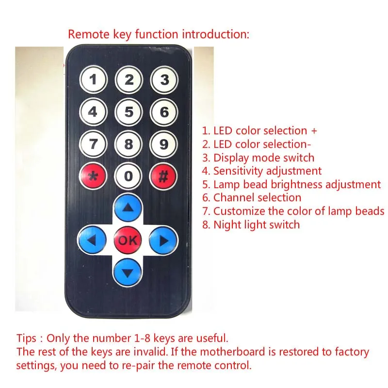 Imagem -06 - Dykb 1.5 Metro de Áudio Indicador Nível Espectro Música Dupla 30 60 90 Led Colorido Flexível Tira Suave Som Controle Voz Remoto