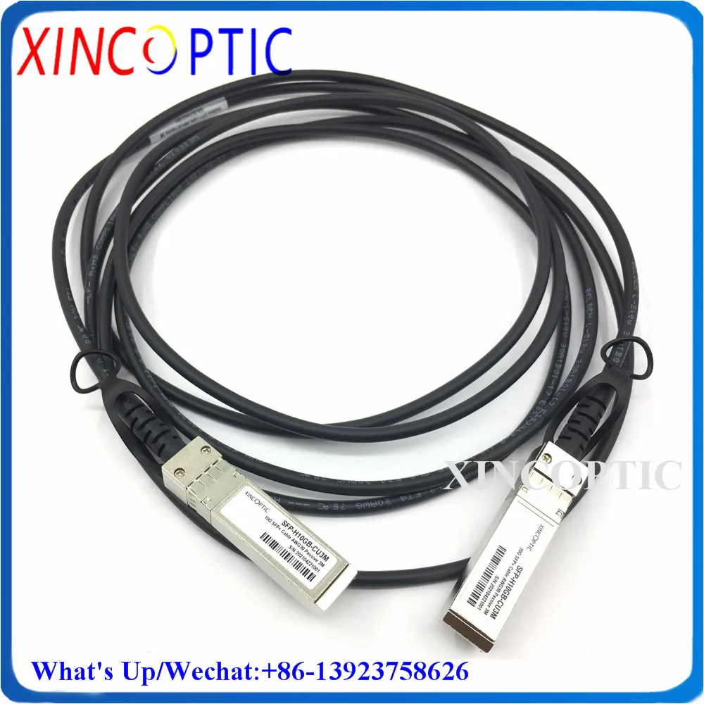 10G DAC 3M Cable, (10ft) EX-SFP-10GE-DAC J-u-n-i-p-e-r Networks Compatible Passive Direct Attach Copper Twinax Cab