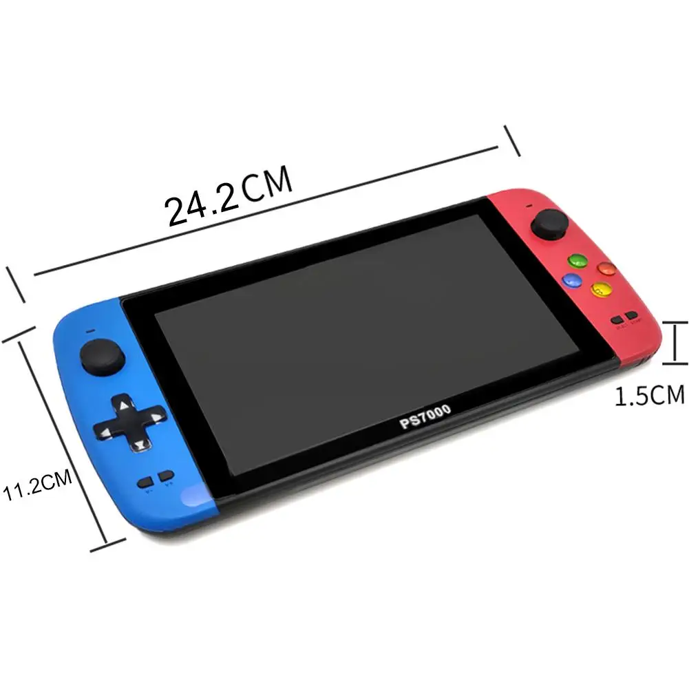 Rondaful Game Conrtoller Handheld Portable Game Console Gamepad Built-in 3000 Games Multi-function Game Machine Support 64G TF