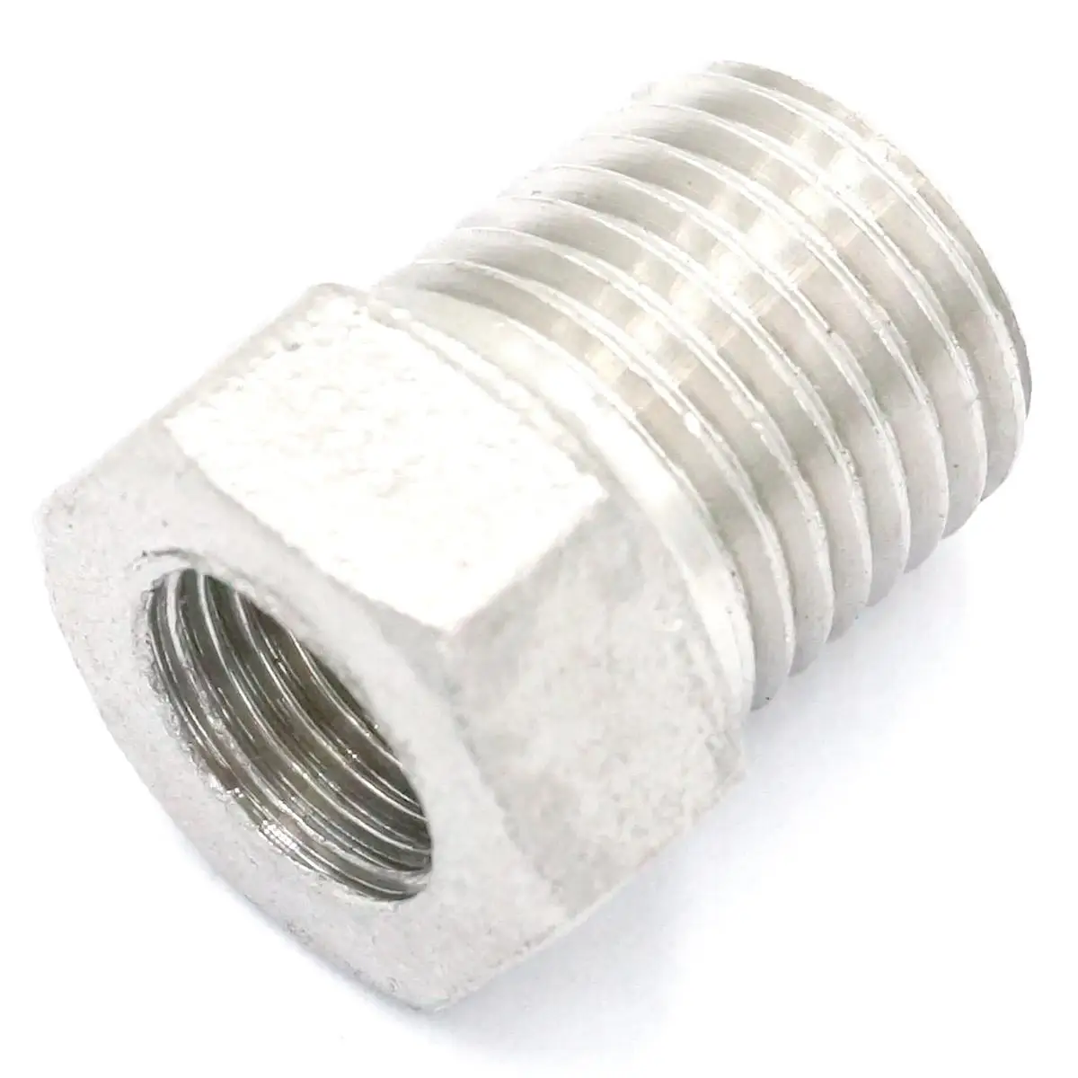 

304 Stainless Steel Reducer 1/4" BSP Male Thread to 1/8" BSP Female Thread Reducing Bush adapter Fitting Gas Air Water Fuel