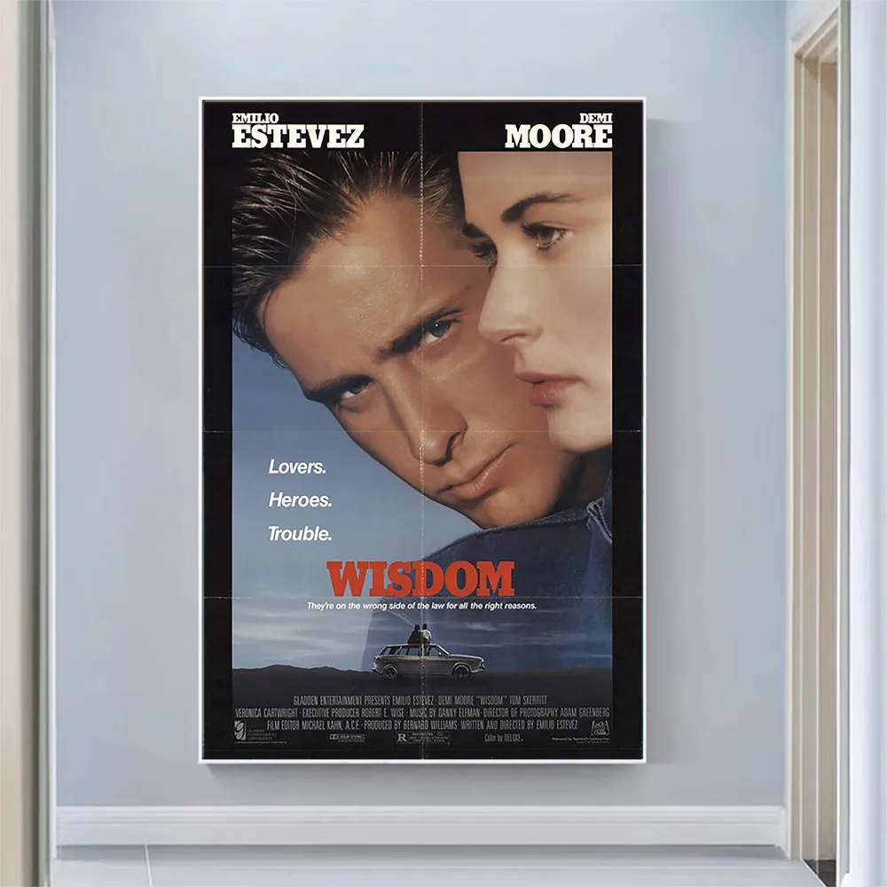 

V2224 Wisdom Винтаж, классическое кино ткань HD плакат искусство украшение для дома подарок