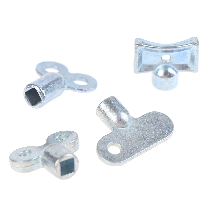 Llave cuadrada de latón para radiador, llave de purga de fontanería, válvula de escape sólida para grifo de agua, herramienta de válvula de aire, núcleo de agujero, 2 uds.