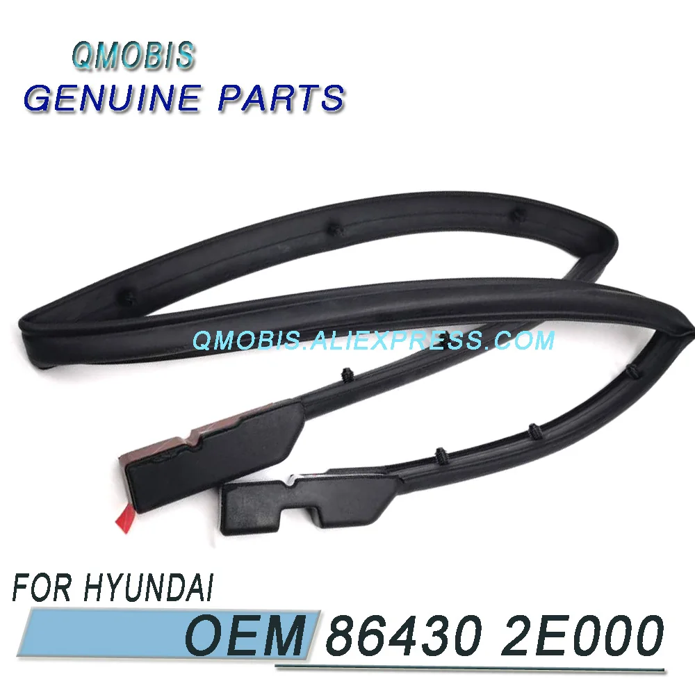 For HYUNDAI 2004-2014 Tucson Engine compartment seal Rubber strip Waterproof strip Sponge block 86430 2E000 864302E000