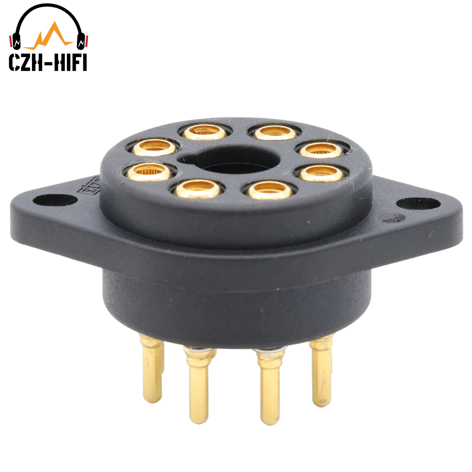 1pc 4Pin 8Pin 9Pin Polyimid Vakuum Rohr Buchse Power Lampe Jack für 300B EL34 274B 12AX7 ECC82 6DJ8 811 5U4 KT88 Audio HiFi – Detail 6