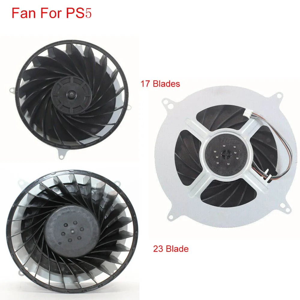 

Tools Internal Cooling Fan For PS5 Console 12047GA-12M-WB-01 23 Blades Cooler Fan For PS5 Host Silent Fan 17 Blades