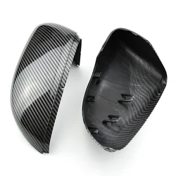 2PCS Side Car Mirror Covers Caps for VW Golf 6 GTI 6 Golf 6 R MK6 R20 Touran Pair Wing RearView Mirror Case Cover Trim Cap Black