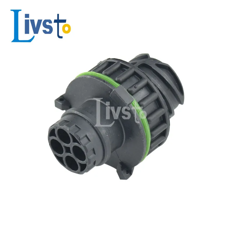 4 Pin Way Tyco Round HOWO A7 Odometer Speed Sensor Plug Car Sealed Connector Male Female Socket 1-967402-1 1-967325-1