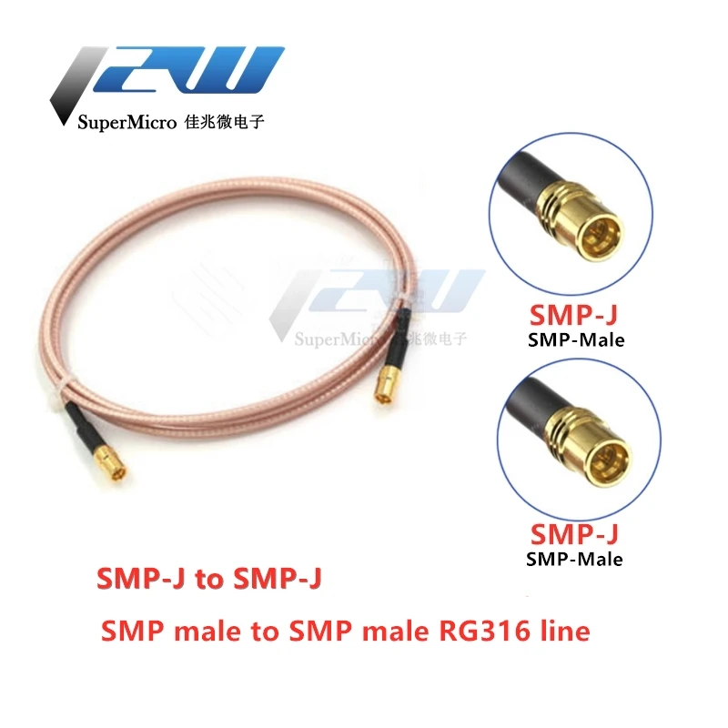 SMP male to SMP female coaxial cable SMP-J/SMP-K SMP-KW test jumper RG316 adapter cable