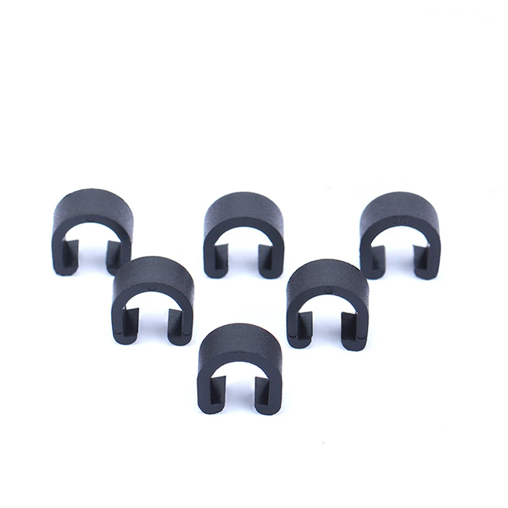AliExpress NONE 30pcs RISK RC105 Bike Bicycle Plastic C-Type Shift Brake Cable Buckle Organizer U Shaped Snap Clamp Hydraulic Hose Frame Clip