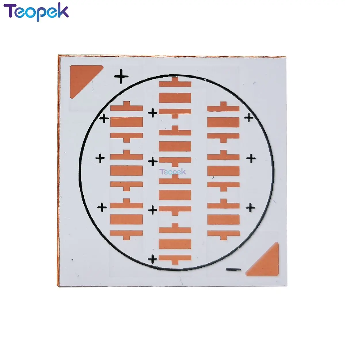 10pcs 24*24*1.6MM COB Led Copper PCB Board Led Heatsink Thermal Separation COB Led Base For Cree 10D XPE XTE XPG 3535 LED DIY