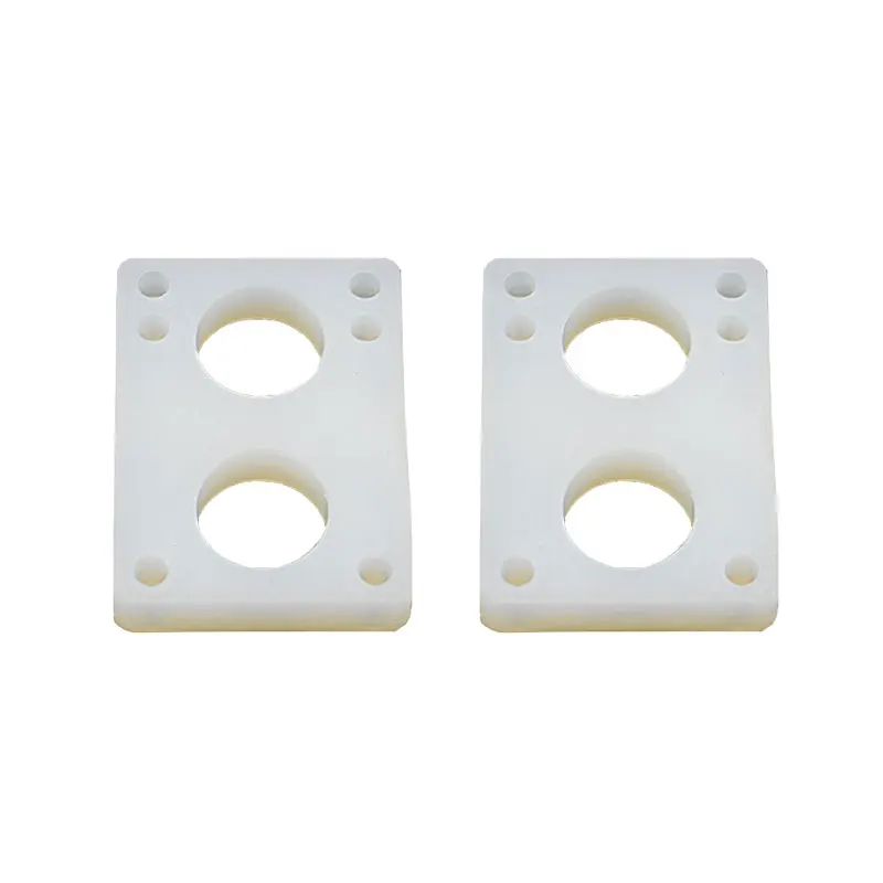 2pcs Skateboard Riser Pad 6mm 3mm 11mm Silica gel Rubber Gaskets Screw for Longboard Dance Board Double rocker super Shockpads