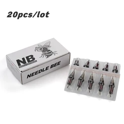 XNET NB 20pcs Cartridge Tattoo Needles RL RS RM M1 Disposable Sterilized Safety Tattoo Needle for Cartridge Machines Grips