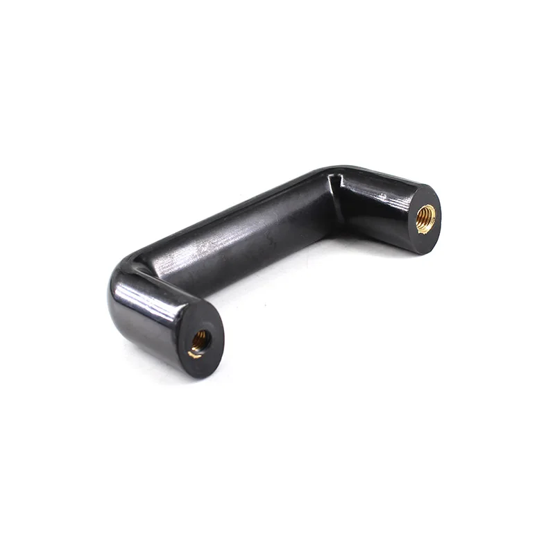 U Type Insulation Machinery Handle Lever 90/120/180/320mm Hole Pitch Black Bakelite Industrial Equipment Handle Cabinet Handle