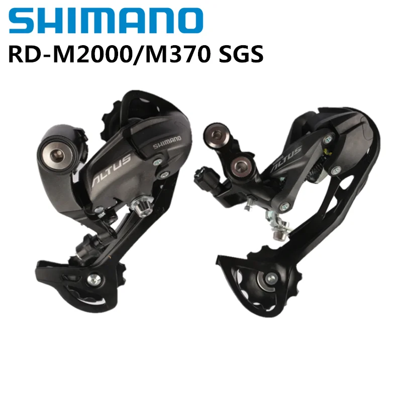 Shimano ALTUS M2000 M370 9 Speed 9s Bike Rear Derailleur Bicycle Rear Derailleur MTB Mountain Bike Rear Derailleur Long Cage