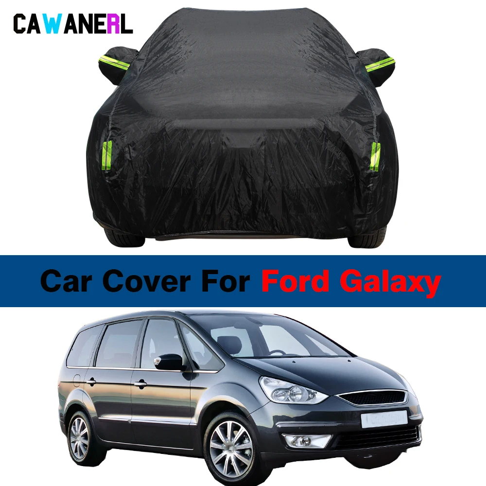 Car Cover Waterproof Anti-UV Sun Shade Snow Rain Ice Dust Protection Outdoor MPV Cover For Ford Galaxy