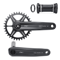 SENICX 1 X 10 11 12 Speed  Crankset Eagle Tooth for MTB XC/TR/DH/FR 165/170 / 175mm,34T,BSA Chainset DUB