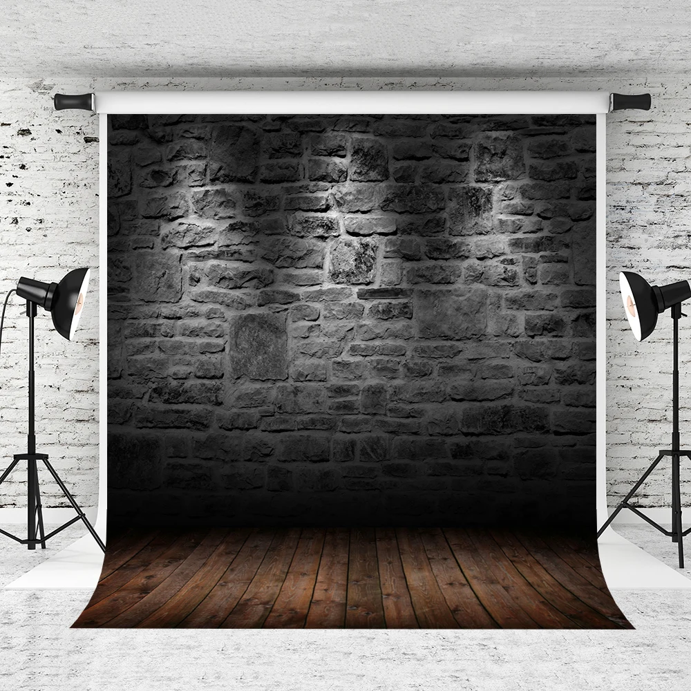 

VinylBDS 6.5X10FT CM Baby Photography Camera Background Brick Wall Photography Backdrop Wood Floor Backgrounds For Photo Studio