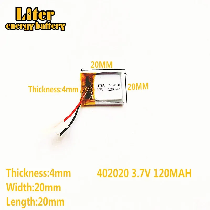 

1pcs [SD] 3.7V,120mAH,[402020] Polymer lithium ion / Li-ion battery for TOY,POWER BANK,GPS,mp3,mp4,cell phone,speaker