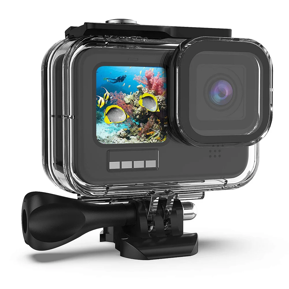 for GoPro Hero 11 10 9 Black Case Waterproof 60M Housing Diving Protective For Go Pro 9 10 GoPro9 Underwater Cover Accessories ﻿