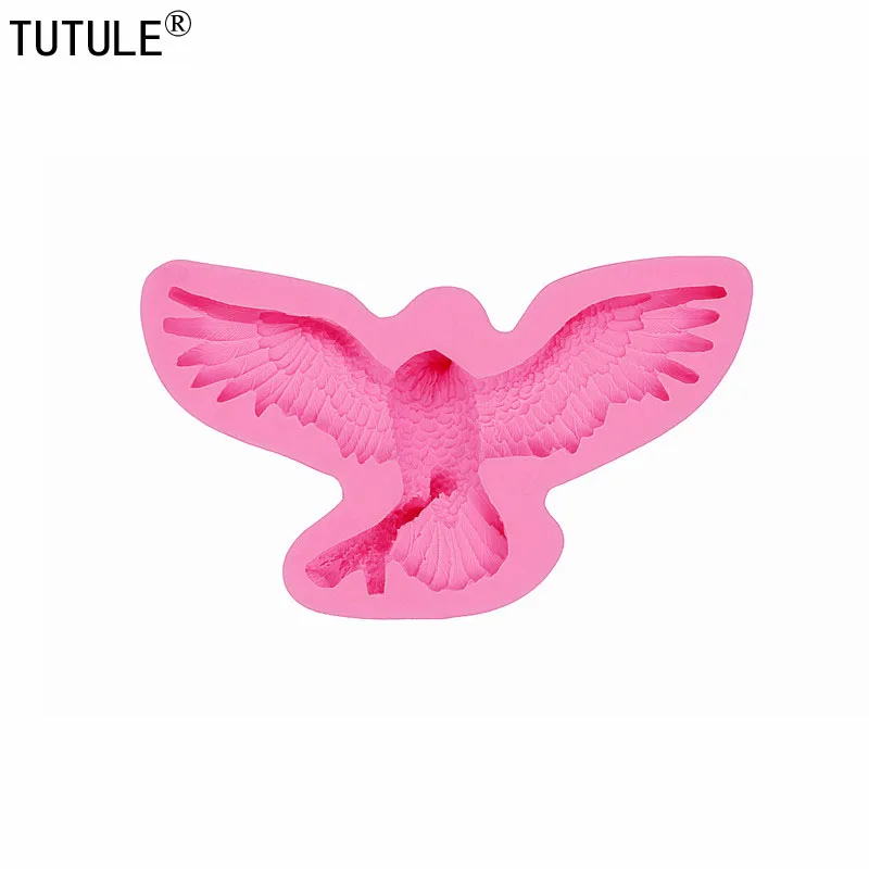 Bald Eagle Silicone Rubber Flexible Food Safe Mold- Resin Clay Fondant Chocolate Soap Silicone Jewelry Making Mold