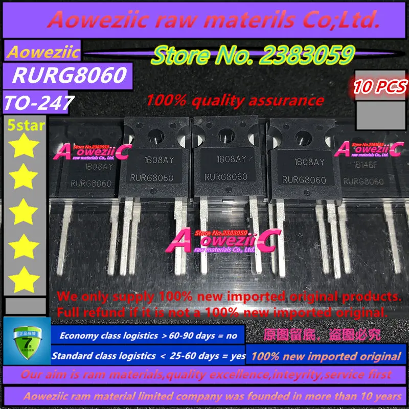 Aoweziic  100% new imported original RURG8060 TO-247 fast recovery rectifier diode 600V 80A