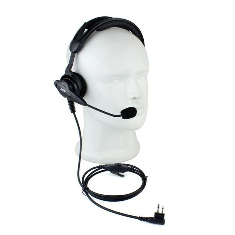 Quality Walkie Talkie Headset Boom Mic With in Line PPT Microphone Push To Talk For Motorola CP040 EP450 GP300 TC500 CP200