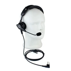 Quality Walkie Talkie Headset Boom Mic With in Line PPT Microphone Push To Talk For Motorola CP040 EP450 GP300 TC500 CP200