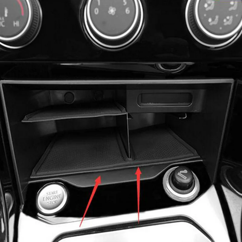 SBTMY Storage arrangement of internal accessories automobile central storage box For Volkswagen vw t roc troc T-ROC 2018 2019