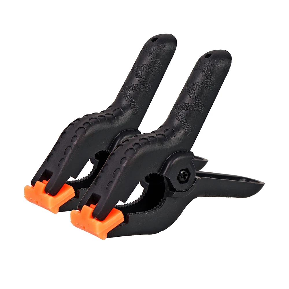 Abrazaderas de resorte de muselina de alta resistencia para fotografía, soporte de fondo para estudio fotográfico, Clip fijo, pantalla verde, 6 piezas